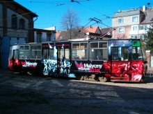 Gdański tramwaj promujący gdyński Teatr Muzyczny